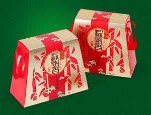  十全福粽（红色版）-【华美粽子公版礼盒】